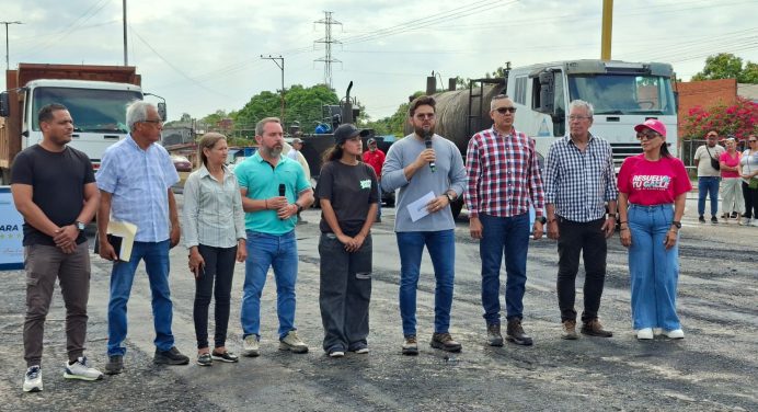 Gobernador Ernesto Luna anuncia el inicio del plan de asfaltado en Maturín