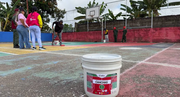 Con plan Mi cancha bonita embellecerán 20 espacios deportivos en Monagas