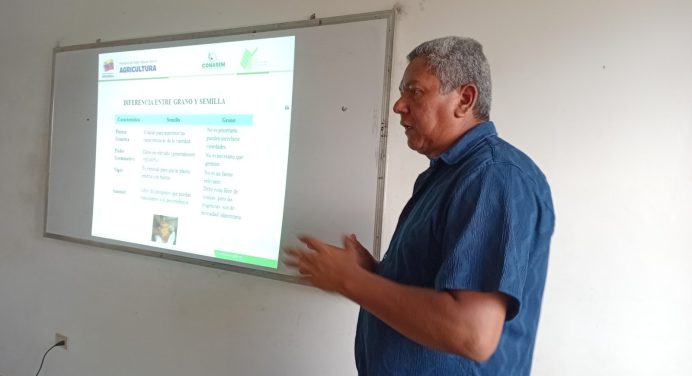 En Cedeño productores agrícolas reciben formación