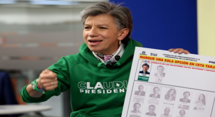 Exalcaldesa bogotana Claudia López es elegida candidata presidencial de coalición de centro