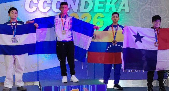 Monaguense Eloy González ganó bronce en Centroamericano de karate do en Nicaragua