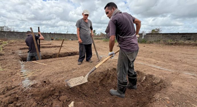 Alcaldía de Maturín construye 100 fosas en el cementerio municipal
