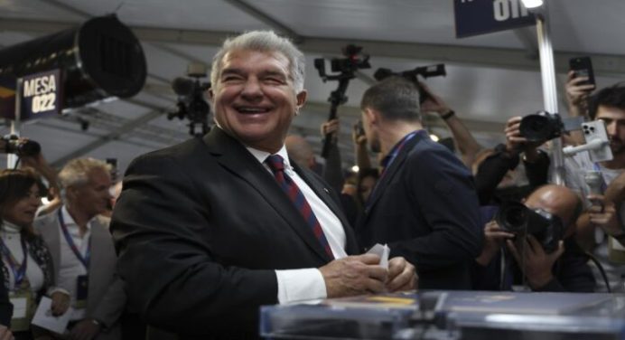 Joan Laporta es reelegido presidente del FC Barcelona