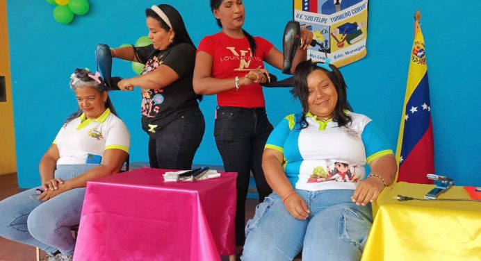 Favorecidas 130 madres cocineras con jornada estética del Frente Feminista de Cedeño
