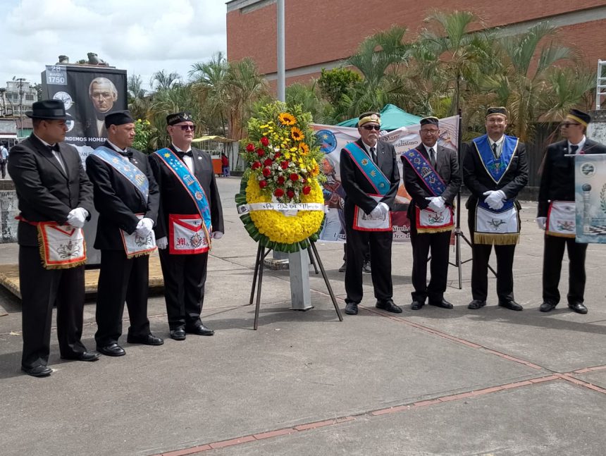 Masones celebraron su día y conmemoraron el natalicio de Francisco de Miranda 1 masones