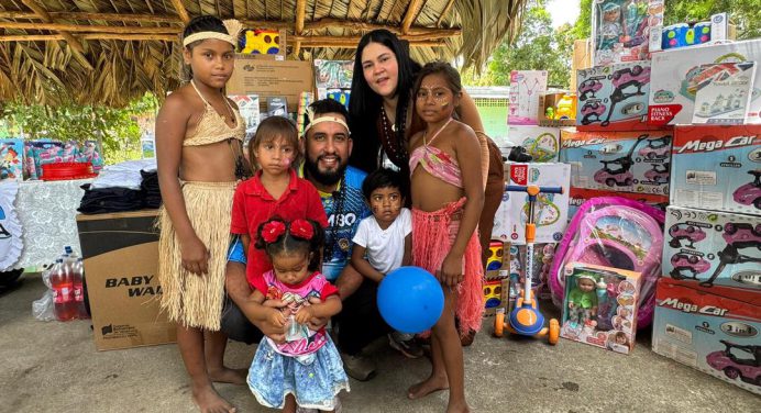Alcaldía de Bolívar brinda atención integral a niños indígenas de Mosú