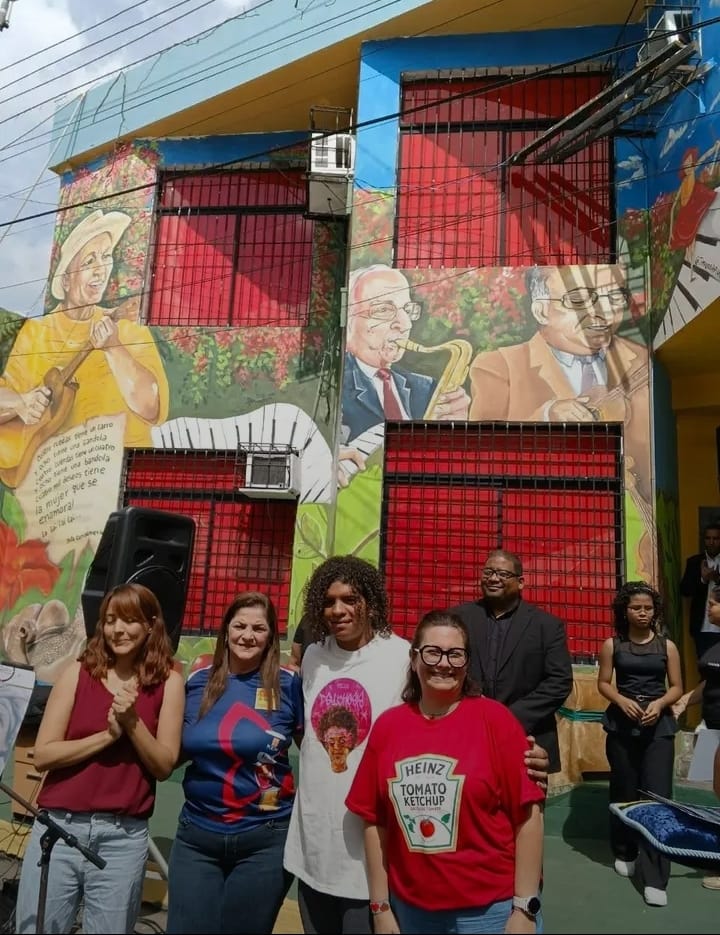 Monaguenses celebran legado musical con mural y presencia de Gualberto Ibarreto 5 mural1