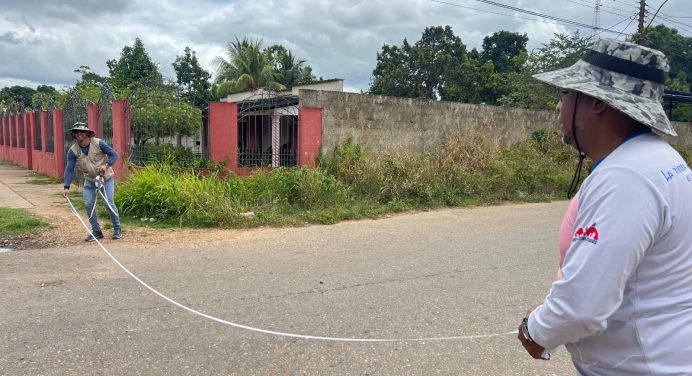 Avanza levantamiento de poligonales urbanas en El Furrial