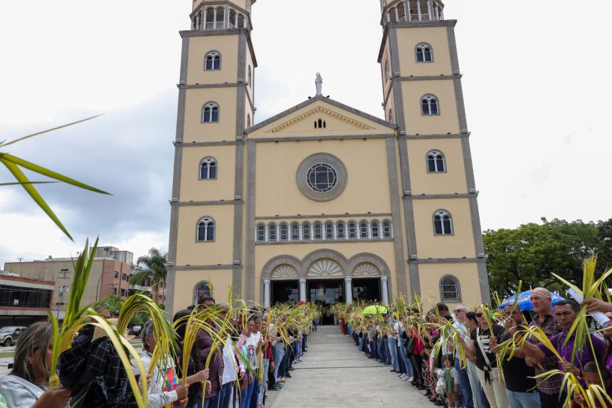 En Monagas feligreses reciben a Jesús en sus corazones este Domingo de Ramos 1 domingo de ramos 2026