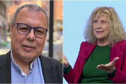 Raúl Cazal y Ana María Sanjuán.