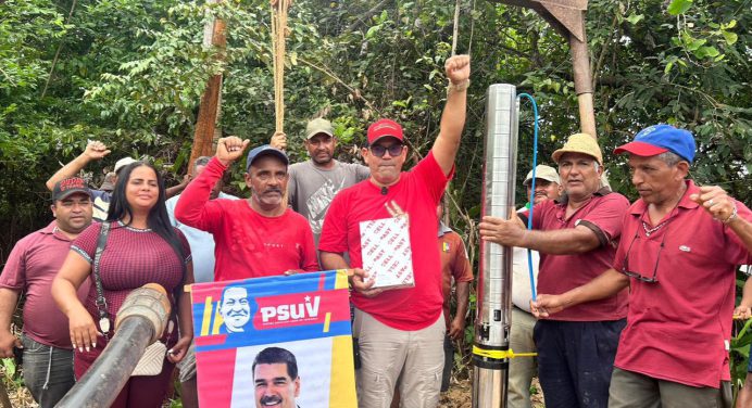 Alcaldía de Sotillo restablece servicio de agua potable en la comunidad Mata Gorda