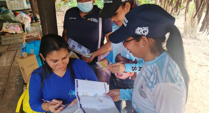 Campaña “Una dosis para la vida” inicia en las comunidades indígenas de Monagas