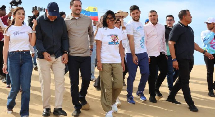 Presidenta encargada Delcy Rodríguez conversó con la directora del FMI