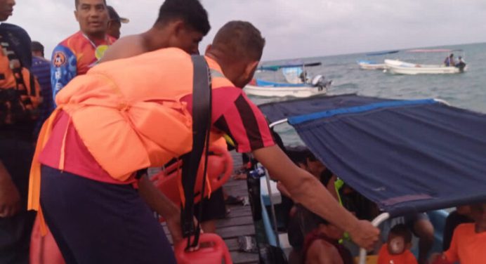 Dos embarcaciones volcaron en las costas de Falcón