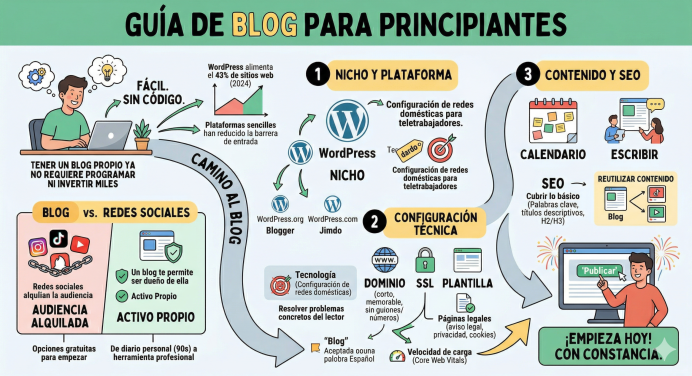 Cómo crear un blog desde cero siendoprincipiante
