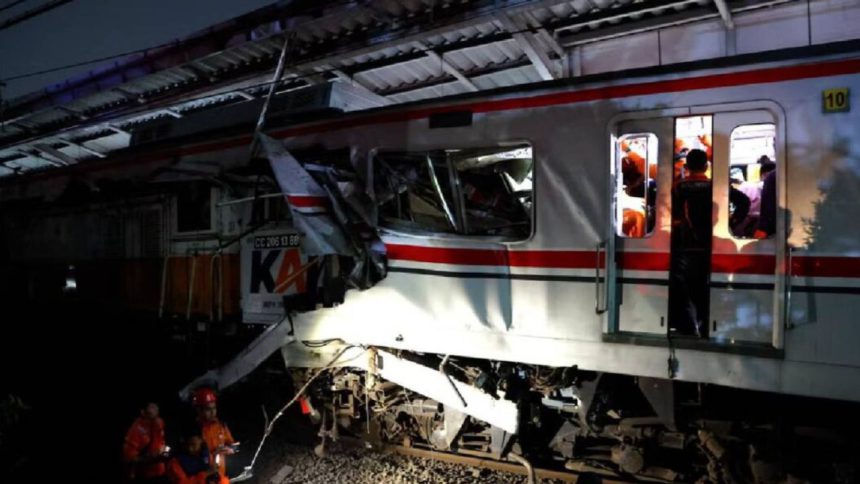 Choque de dos trenes