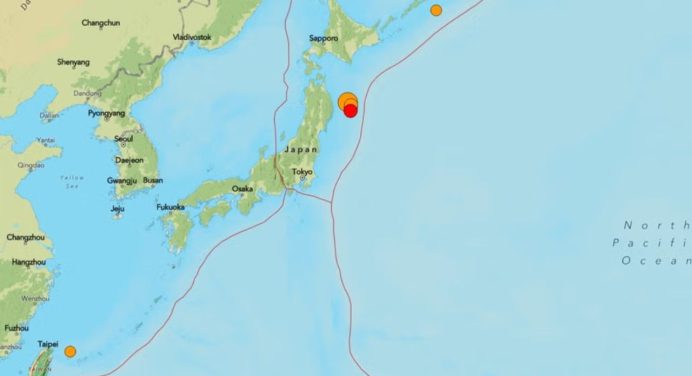 Temblor en Japón de 7,5: Alerta de tsunami activada