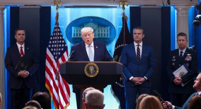 Las impactantes palabras de Trump: Irán puede ser aniquilado en una sola noche