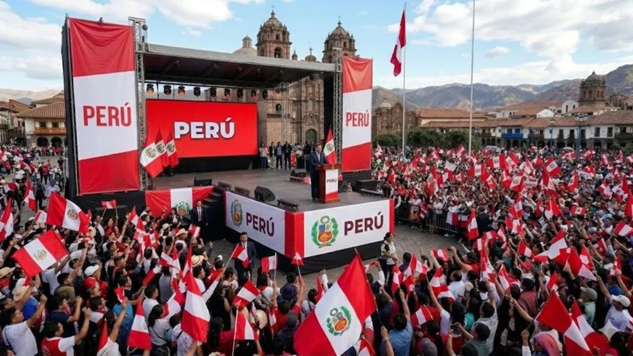 campaña electoral en Perú