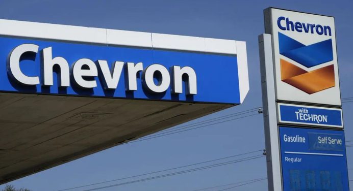 Chevron anticipa que el petróleo venezolano constituirá el 15% de su refinado en EE.UU