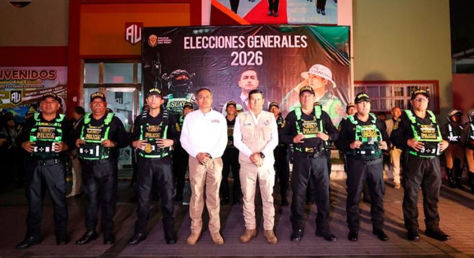Unos 100 mil efectivos han sido desplegados para las elecciones en Perú este 15-abril