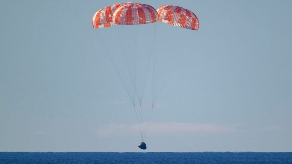 Artemis II regresó con éxito tras histórica misión espacial 4 Capsula