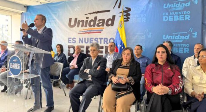 Plataforma Unitaria Democrática respalda proceso de negociación política