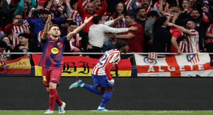 Atlético de Madrid resistió los ataques culés para clasificar a las semis de Champions