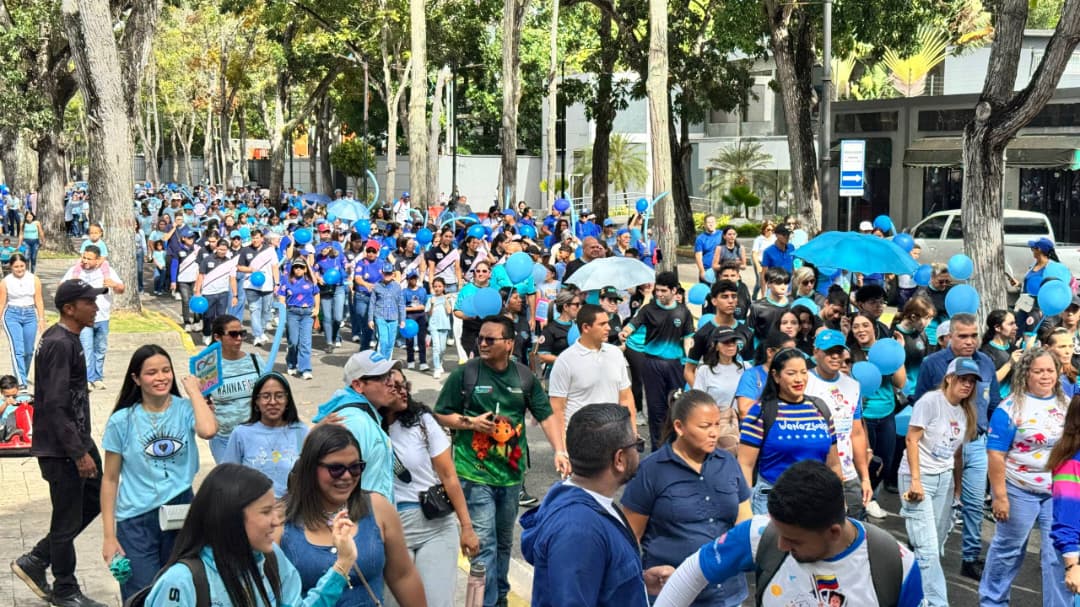 Alcaldía de Maturín realizó caminata azul para la concienciación sobre el autismo 6 azul6