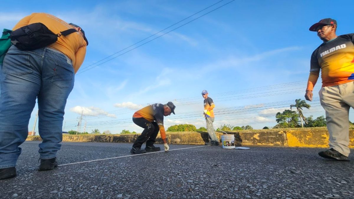 Avanza demarcación de la avenida Bella Vista 2 demarcacion2