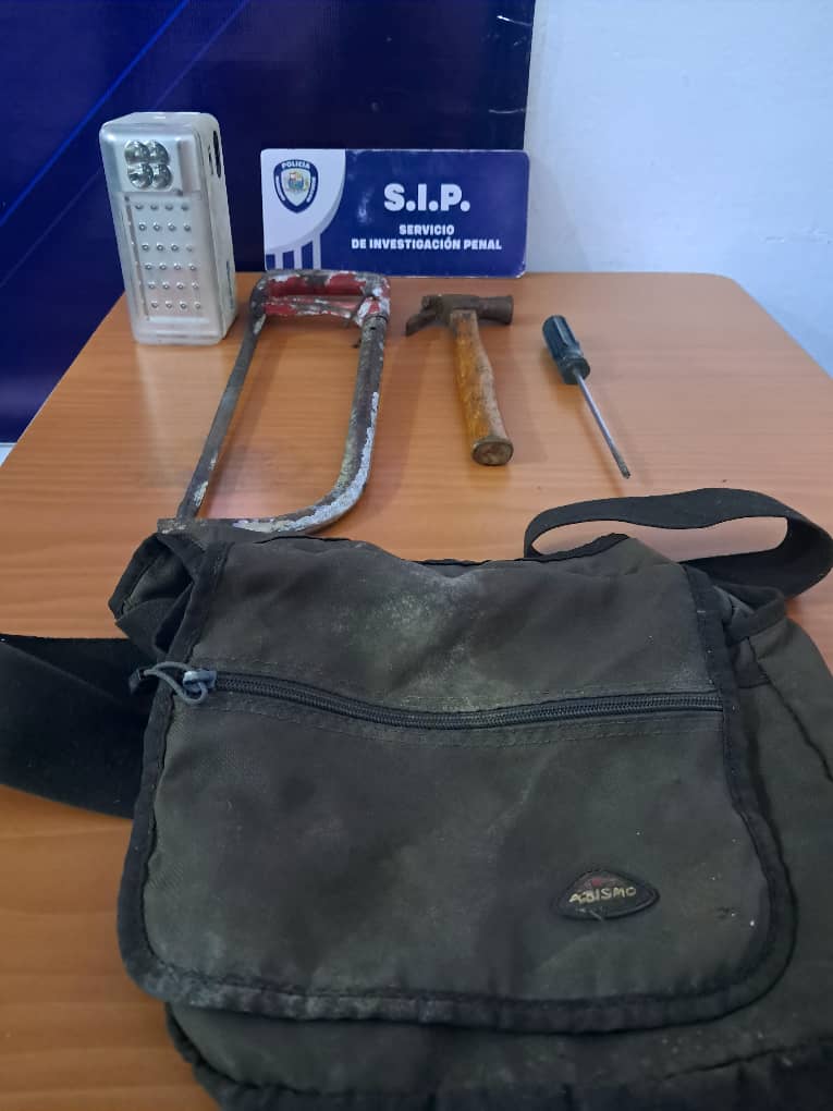 Polimaturín lo capturó tratando de hurtar en un galpón en la avenida Orinoco 2 detenido2