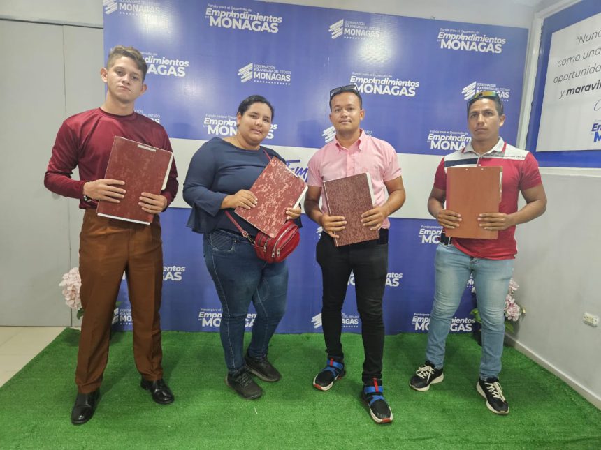 Gobernador Luna impulsa motor emprendedor en Jusepín con financiamientos a jóvenes 1 emprende