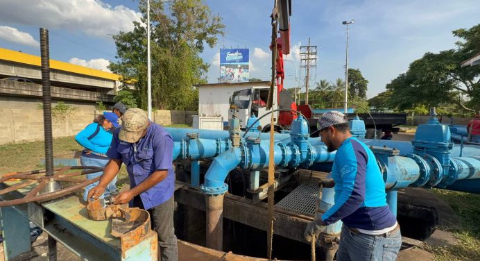 Instalan segundo equipo de bombeo en la captación del Bajo Guarapiche