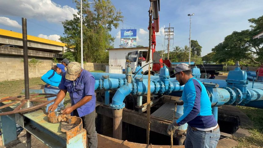Instalan segundo equipo de bombeo en la captación del Bajo Guarapiche 1 equipo