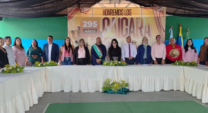 Celebran los 295 años de la fundación de Caicara de Maturín
