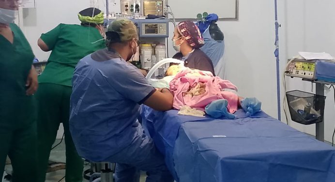 Realizan segunda jornada quirúrgica pediátrica del año en Cedeño