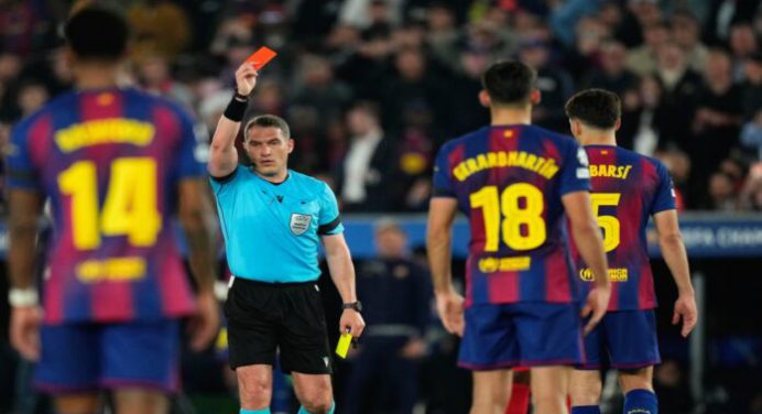 UEFA rechazó queja del Barça por arbitraje de Kovacs en la ida contra Atlético de Madrid
