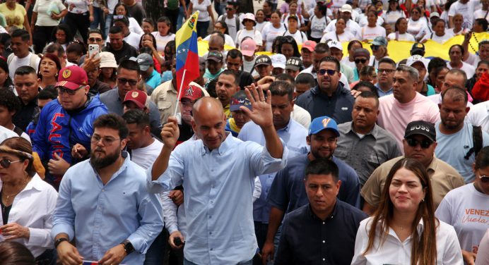 Monaguenses se movilizaron en la Peregrinación por la paz