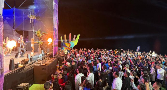 La Ruta Fest encendió la fiesta en el Mirador de Caripe esta Semana Santa