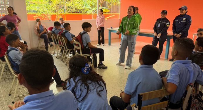 Iamam llevó jornada de concientización a estudiantes del liceo Marco Antonio Saluzzo