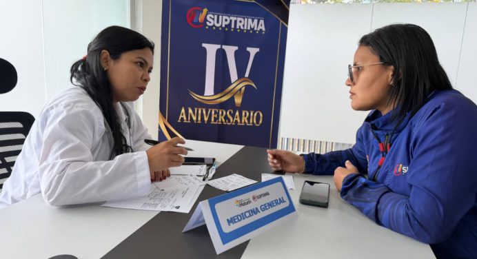 Trabajadores de Suptrima fueron atendidos con jornada médica asistencial