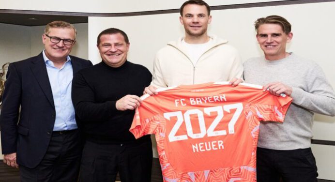 Bayern Múnich confirmó la renovación de Manuel Neuer