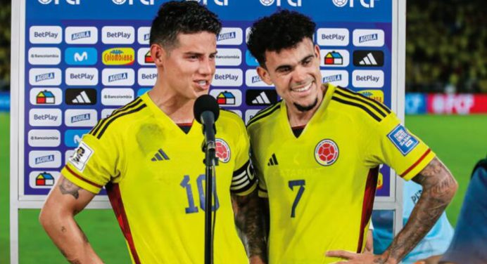 James Rodríguez y Luis Díaz lideran la lista de Colombia para el Mundial 2026
