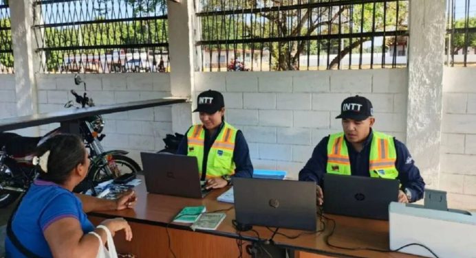 INTT con operativo de trámites vehiculares en 8 estados del país a partir de este 26-may