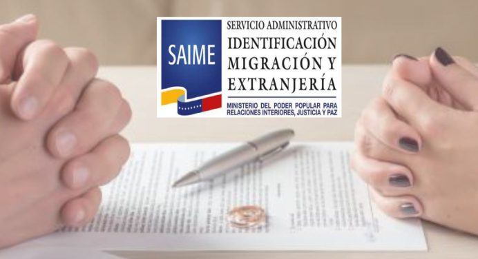 ¿Necesitas cambiar de estado civil en el SAIME? Esto necesitas
