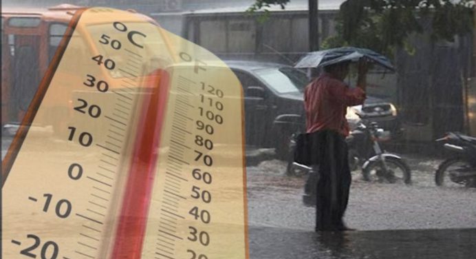 Hoy el país estará entre la lluvia y el calor: Temperaturas alcanzarán hasta 34°C