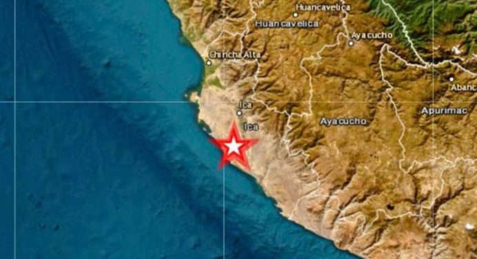 El sur y centro de Perú registró un sismo de 6,1 de magnitud este martes