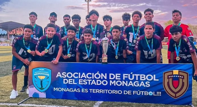 Monagas SC se corona campeón de la Liga de Desarrollo Sub-16 tras golear 3-0 a Estudiantes