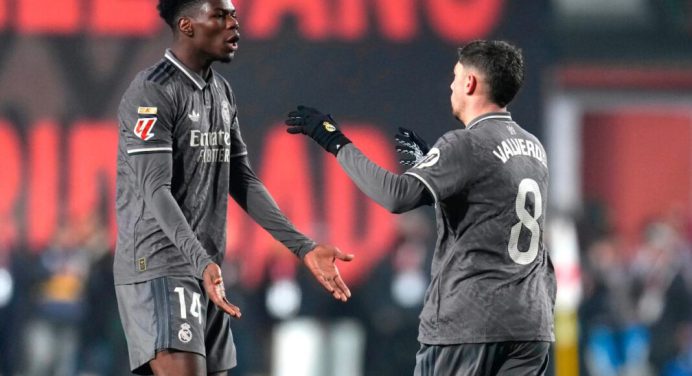 Real Madrid le impuso una multa de medio millón de euros a Valverde y Tchouameni