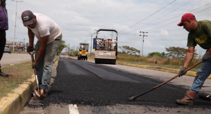 Plan de asfaltado transforma las principales vías de Maturín
